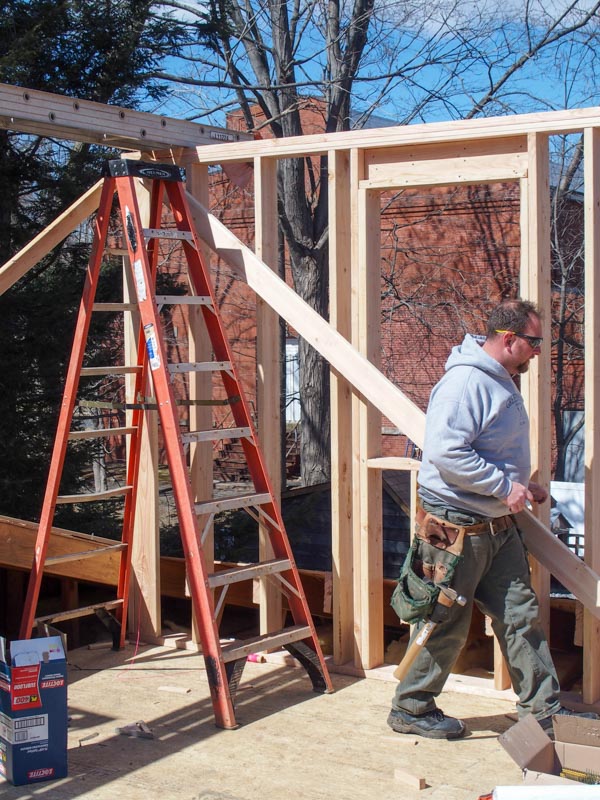 DMS roofing work in progress